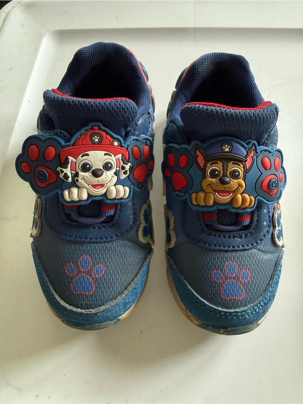 Kids Blue Paw Patrol Light-Up Sneakers